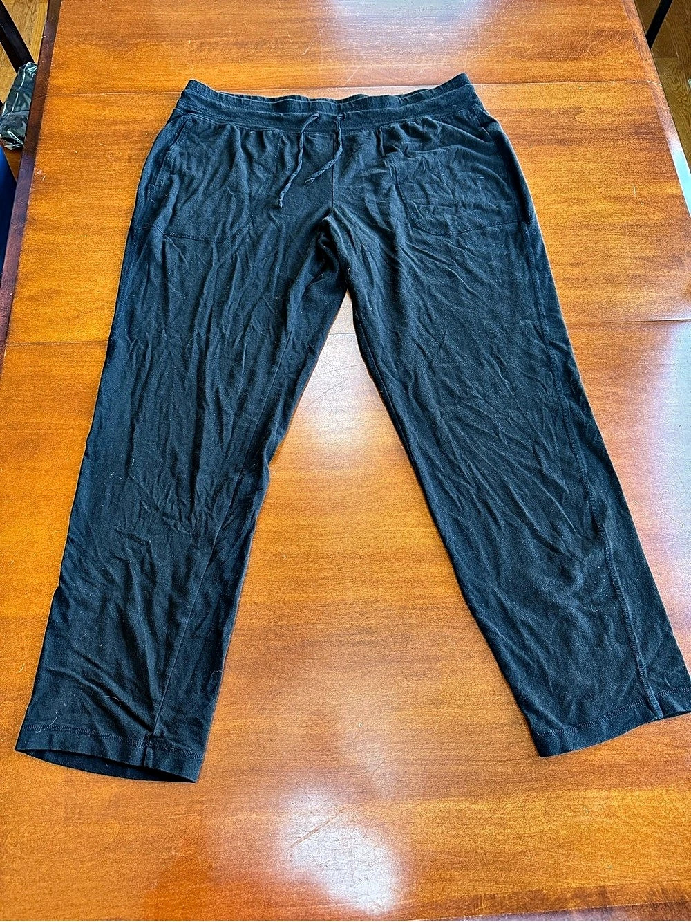 Athletic Works Women’s XL 16-18 Black Pants Drawstring Active Lounge